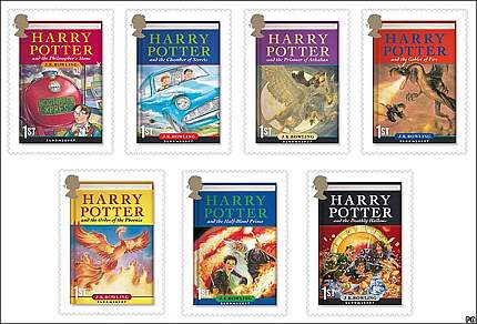 harry potter books in order. In no particular order.